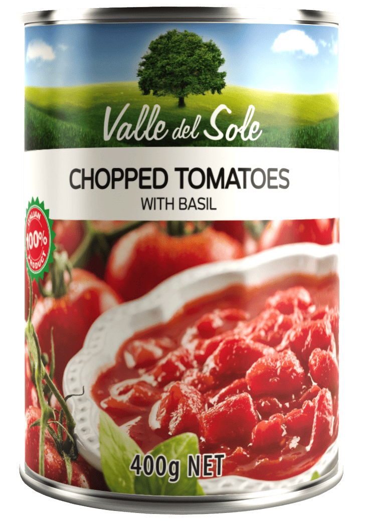 Chopped Tomatoes with Basil